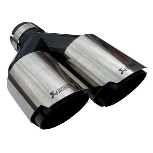 car universal akrapovic dual black stainless steel exhaust tip double end pipe for bmw benz vw golf toyota
car universal akrapovic dual black stainless steel exhaust tip double end pipe for bmw benz vw golf toyota