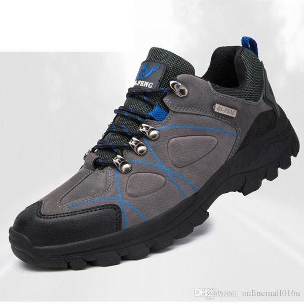men shoes outdoor trekking sports man climbing camping boots waterproof walking trainers plus size 39-47, Black
men shoes outdoor trekking sports man climbing camping boots waterproof walking trainers plus size 39-47, Black