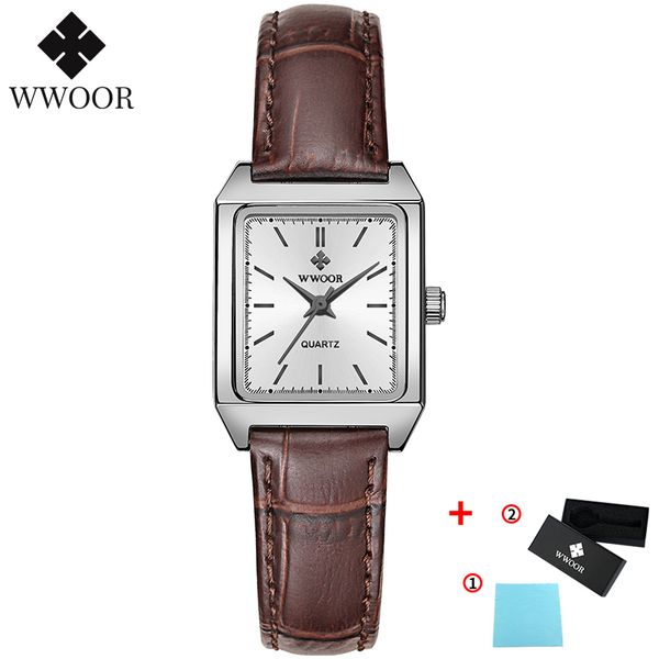 wwoor casual women watch genuine simple fashion leather female wrist watch small women clock gifts for black, Slivery;brown
wwoor casual women watch genuine simple fashion leather female wrist watch small women clock gifts for black, Slivery;brown
