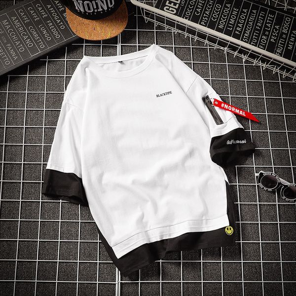 kirby deng 2019 spring and summer new style hong kong style men pure cotton trend t-shirt teenager short sleeve solid color leis, White;black
kirby deng 2019 spring and summer new style hong kong style men pure cotton trend t-shirt teenager short sleeve solid color leis, White;black