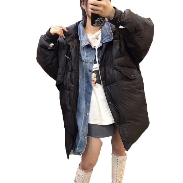 women's vests winter style korean-style mid-length cowboy stitching fold-down collar down jacket white duck, Black;white
women's vests winter style korean-style mid-length cowboy stitching fold-down collar down jacket white duck, Black;white