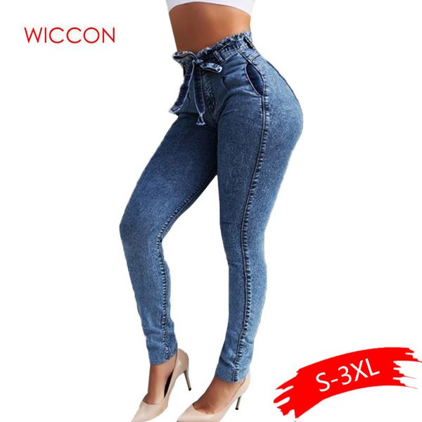 summer high waist jeans women streetwear bandage denim plus size jeans femme pencil pants spring skinny, Blue
summer high waist jeans women streetwear bandage denim plus size jeans femme pencil pants spring skinny, Blue