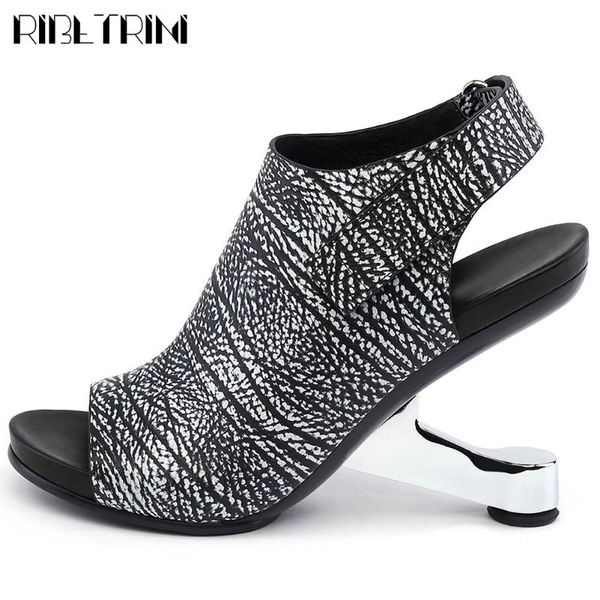ribetrini girl genuine leather back strao high heels casual shoes summer women sandals 2020 open toe sandals, Black
ribetrini girl genuine leather back strao high heels casual shoes summer women sandals 2020 open toe sandals, Black