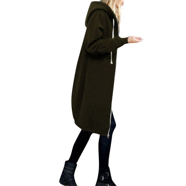 women jackets winter coat jacket women warm zipper open women's hooded jackets sweatshirt long coat jacket outwear, Black;brown
women jackets winter coat jacket women warm zipper open women's hooded jackets sweatshirt long coat jacket outwear, Black;brown