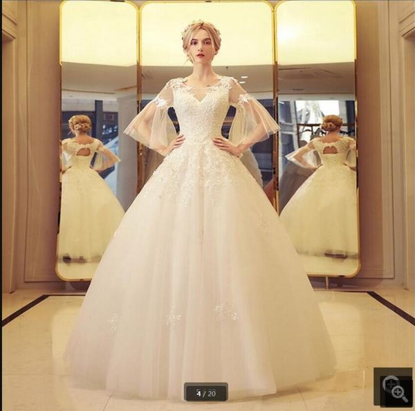 новый 3/4 пуховик рукава boho свадебное платье 2019 бальное платье кружева аппликации из бисера отвесной назад сексуальное свадебное платье, White
новый 3/4 пуховик рукава boho свадебное платье 2019 бальное платье кружева аппликации из бисера отвесной назад сексуальное свадебное платье, White