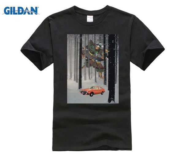 dreaming in the red car t-shirt, White;black