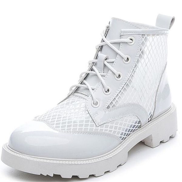 2020 summer new patent leather hollow mesh boots sandals round head breathable cool women shoes fashion comfort low-heel sandals, Black
2020 summer new patent leather hollow mesh boots sandals round head breathable cool women shoes fashion comfort low-heel sandals, Black