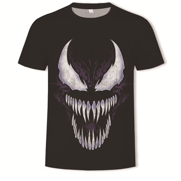 mens designer digital 3d printing short sleeve venom pattern casual t-shirt, White;black
mens designer digital 3d printing short sleeve venom pattern casual t-shirt, White;black