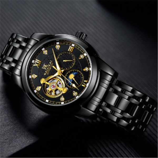 luxury men's business automatic mechanical watch classic style stainless steel strap watch sapphire super bright, Slivery;brown
luxury men's business automatic mechanical watch classic style stainless steel strap watch sapphire super bright, Slivery;brown