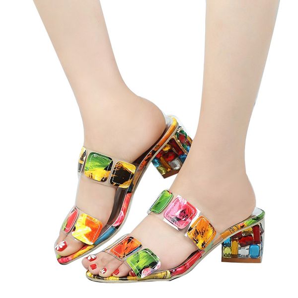 women high heels pumps fashion prints party wedding shoes woman comfort quality pu leather slippers high heels slippers, Black
women high heels pumps fashion prints party wedding shoes woman comfort quality pu leather slippers high heels slippers, Black
