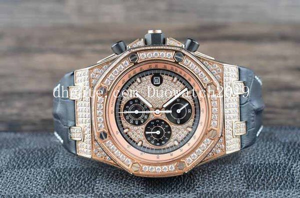 men's quartz chronograph movement offshore full diamond dial black leather bracelet vk quartz workin mens watch watches, Slivery;brown
men's quartz chronograph movement offshore full diamond dial black leather bracelet vk quartz workin mens watch watches, Slivery;brown