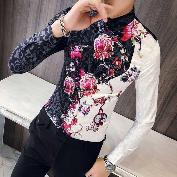 rose flower shirt men autumn men long sleeve shirt slim fit fancy shirts camisa social masculina manga longa, White;black
rose flower shirt men autumn men long sleeve shirt slim fit fancy shirts camisa social masculina manga longa, White;black