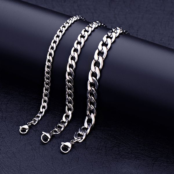 chain on hand for wholesale stainless steel men bracelet 2019 cuban link bracelet men punk accessories for the friend chain, Black
chain on hand for wholesale stainless steel men bracelet 2019 cuban link bracelet men punk accessories for the friend chain, Black
