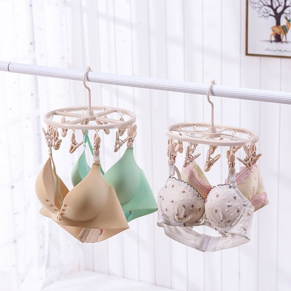windproof clothespin socks underwear storage drying pegs plastic portable clothes hanger with clips folding laundry random color
windproof clothespin socks underwear storage drying pegs plastic portable clothes hanger with clips folding laundry random color
