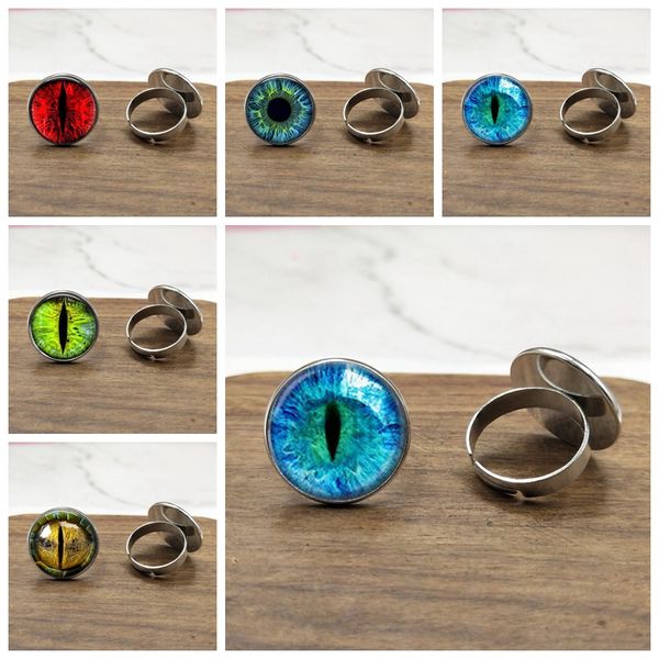 new dragon eye p glass cat eye ring gift for send friend adjustable rings handmade, Golden;silver
new dragon eye p glass cat eye ring gift for send friend adjustable rings handmade, Golden;silver