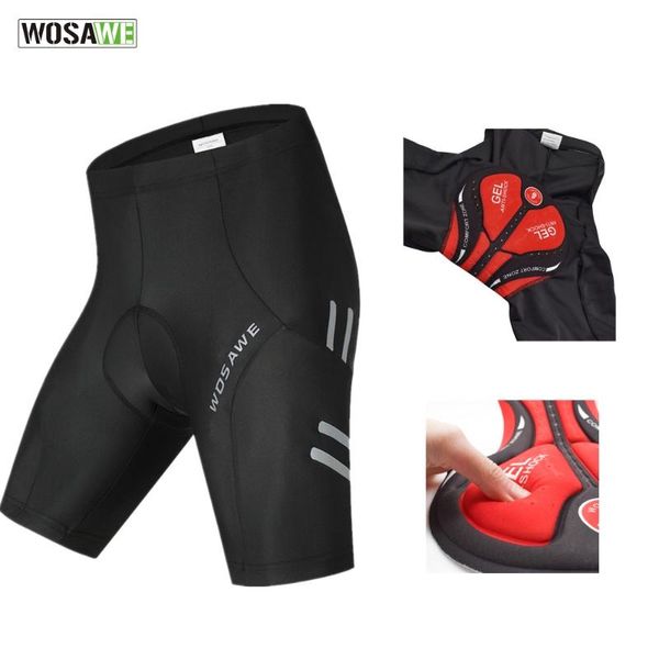 wosawe reflective 5d padded cycling shorts shockproof mtb bicycle shorts road bike ropa ciclismo tights for men women, Black
wosawe reflective 5d padded cycling shorts shockproof mtb bicycle shorts road bike ropa ciclismo tights for men women, Black