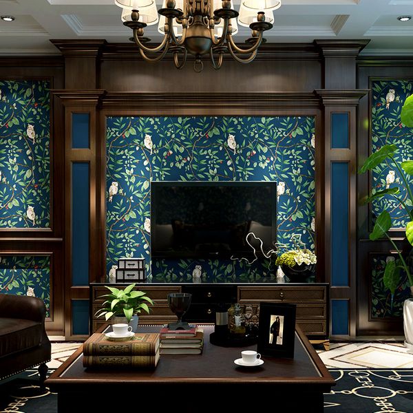 american country garden birds and flowers style wallpaper retro green leaf bedroom living room owl tv background wall paper
american country garden birds and flowers style wallpaper retro green leaf bedroom living room owl tv background wall paper