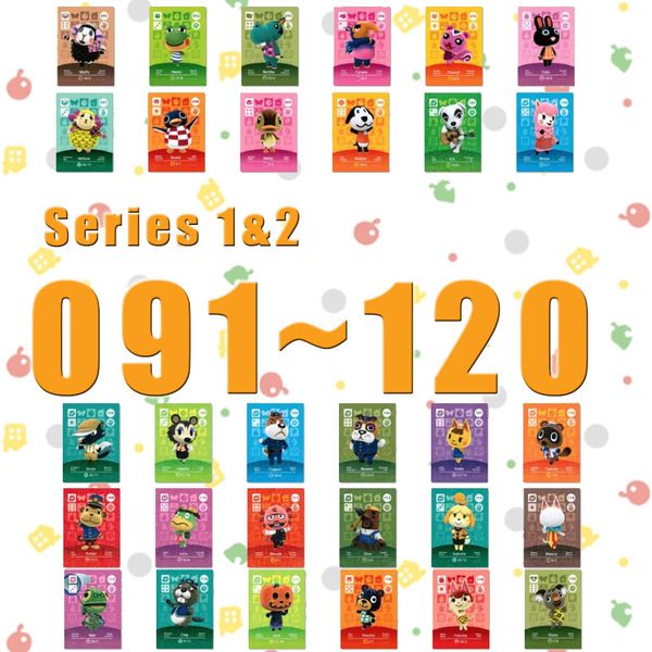 animal crossing card amiibo printed nfc card compatible pick from the list series 1& series 2 (091 to 120
animal crossing card amiibo printed nfc card compatible pick from the list series 1& series 2 (091 to 120