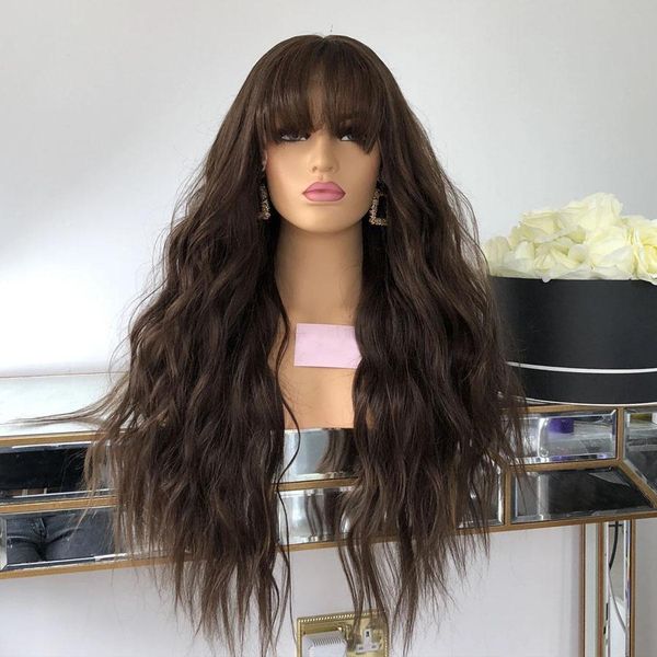 briazilian chesunut brown body wave glueless full lace human hair wigs with bangs transparent 13x6 lace front fringe wig for women, Black
briazilian chesunut brown body wave glueless full lace human hair wigs with bangs transparent 13x6 lace front fringe wig for women, Black
