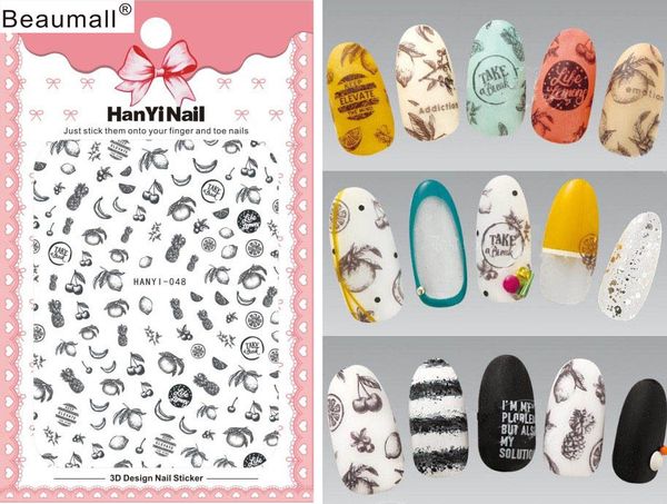 fashion patterns nails art manicure back glue decal decorations design nail sticker for nails tips beauty, Black
fashion patterns nails art manicure back glue decal decorations design nail sticker for nails tips beauty, Black