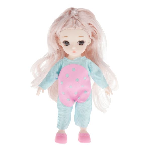 16cm/6.3 inch 13 ball jointed doll diy toys with full set dress clothes shoes wig makeup, gift for girls kids
16cm/6.3 inch 13 ball jointed doll diy toys with full set dress clothes shoes wig makeup, gift for girls kids