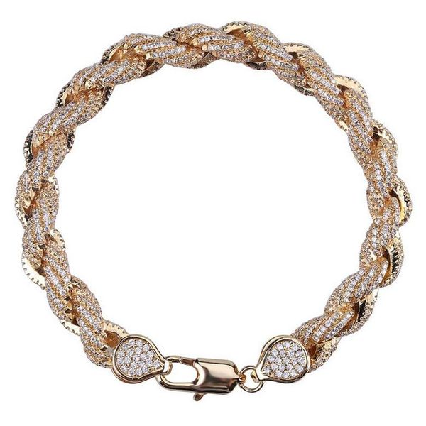 hip hop bracelets exquisite new fashion luxury bling zircon paved 18k gold plated twisted zircon chain bracelets jewelry, Black
hip hop bracelets exquisite new fashion luxury bling zircon paved 18k gold plated twisted zircon chain bracelets jewelry, Black