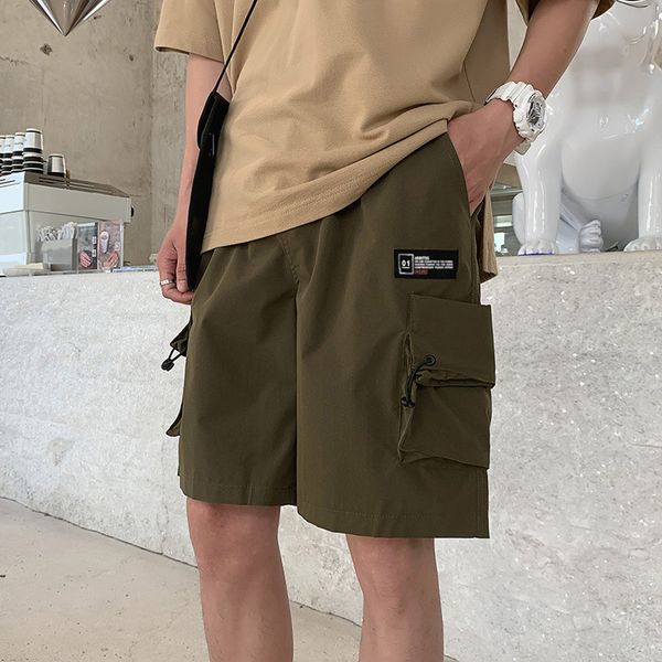 januarysnow summer new style tooling shorts men's fashion brand ins all in five pants korean personalized bf quarter pants trend, White;black
januarysnow summer new style tooling shorts men's fashion brand ins all in five pants korean personalized bf quarter pants trend, White;black