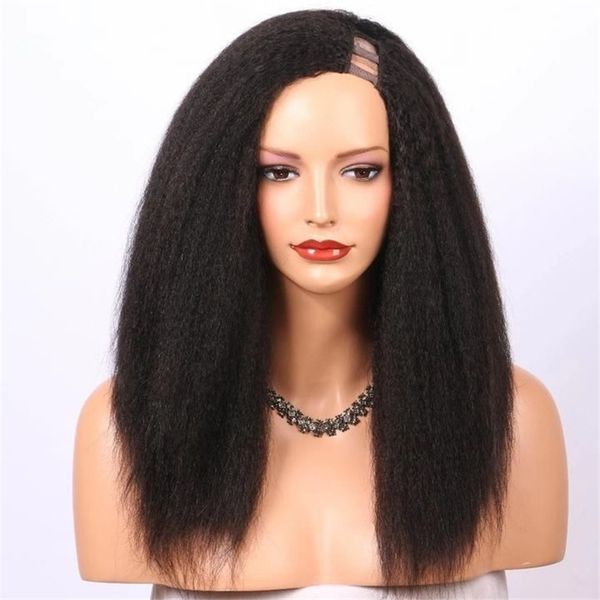 unprocessed human hair u part wig kinky straight lace wigs machine made remy iatlian yaki wigs with combs for women, Black;brown
unprocessed human hair u part wig kinky straight lace wigs machine made remy iatlian yaki wigs with combs for women, Black;brown