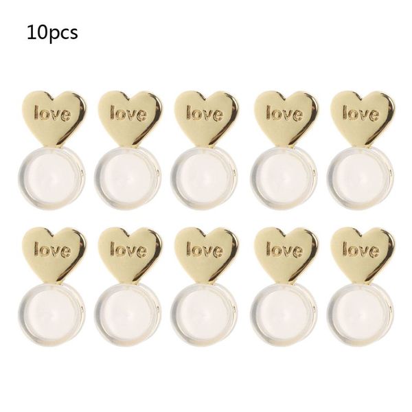 stud 10pcs heart love earring lifters adjustable hypoallergenic support backs m0xf, Golden;silver 
stud 10pcs heart love earring lifters adjustable hypoallergenic support backs m0xf, Golden;silver