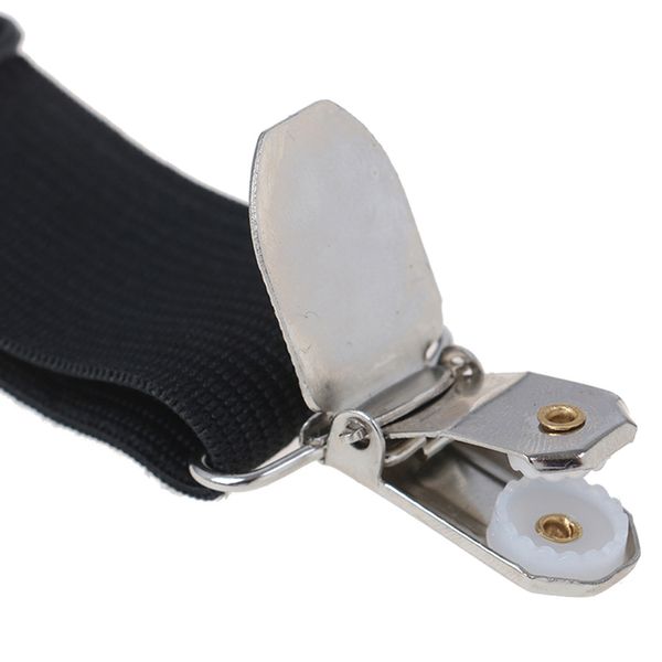 

4pcs holder strap cloth strap slip-on sheets securing elastic band mattress clip black /white high elastic quality