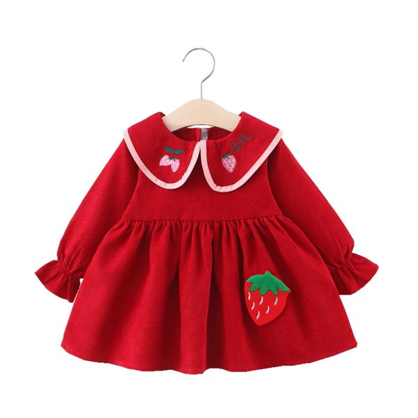 infant clothing for baby dress strawberry embroidery toddler long sleeve lapel princess dresses cotton newborn casual vestidos, Red;yellow
infant clothing for baby dress strawberry embroidery toddler long sleeve lapel princess dresses cotton newborn casual vestidos, Red;yellow