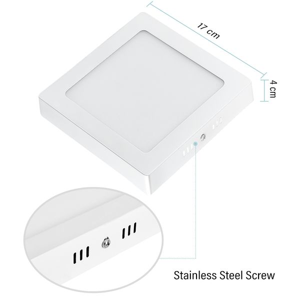 12w surface mounted panel light cold white square 220v led living room bedroom indoor lighting lamp
12w surface mounted panel light cold white square 220v led living room bedroom indoor lighting lamp
