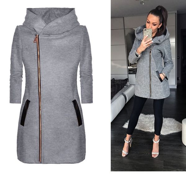 xxxxxl plus size women's long coat autumn winter new fashion slim plus velvet warm jacket female long-sleeved hooded outerwear, Black;brown
xxxxxl plus size women's long coat autumn winter new fashion slim plus velvet warm jacket female long-sleeved hooded outerwear, Black;brown