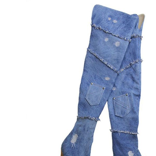 thigh high over the knee boots for women shoes denim peep toe super platform high heels long boots bottine femme, Black
thigh high over the knee boots for women shoes denim peep toe super platform high heels long boots bottine femme, Black