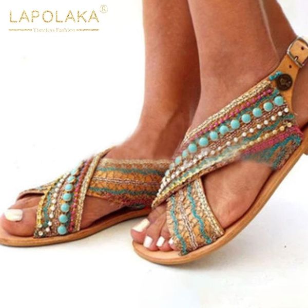 lapolaka 2020 new arrivals big size 43 flat heels summer sandals woman shoes mix color ins dropship shoes lady sandals, Black
lapolaka 2020 new arrivals big size 43 flat heels summer sandals woman shoes mix color ins dropship shoes lady sandals, Black