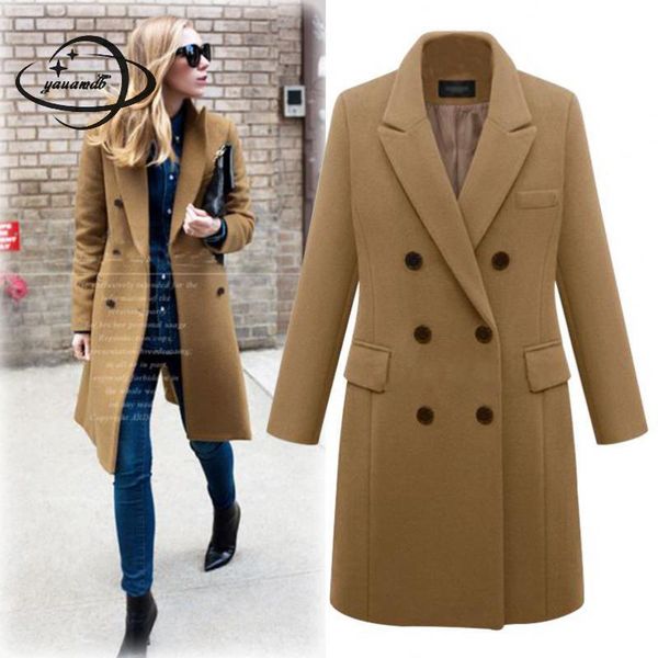 womens wool coats winter female blends jackets clothing turn down collar long solid color high street ladies outerwear clothes78, Black
womens wool coats winter female blends jackets clothing turn down collar long solid color high street ladies outerwear clothes78, Black