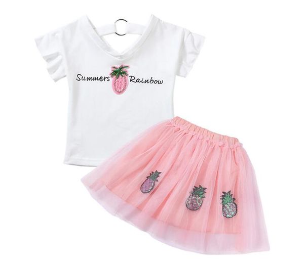 summer 2019 kids fashion girls clothing sets 2 pcs white t-shirt & hole pants set for girls clothes 2-7 years
summer 2019 kids fashion girls clothing sets 2 pcs white t-shirt & hole pants set for girls clothes 2-7 years