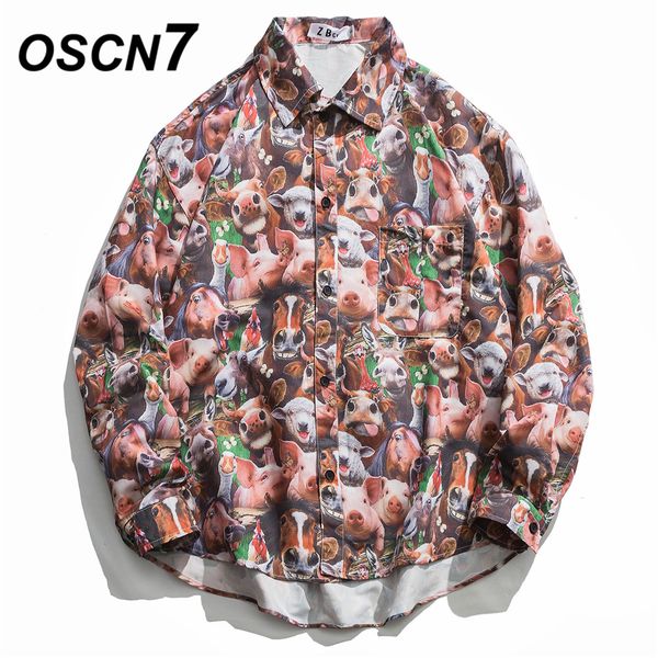 oscn7 casual printed long sleeve shirt men high streetwear 2019 fall fashion long sleeve shirts harujuku mens shirt 13641, White;black
oscn7 casual printed long sleeve shirt men high streetwear 2019 fall fashion long sleeve shirts harujuku mens shirt 13641, White;black
