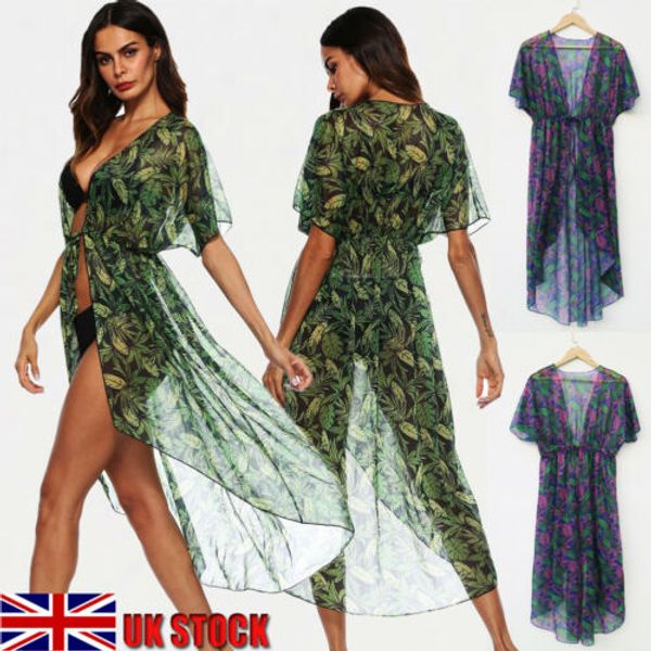2019 new women boho chiffon kimono shirt cardigan long beach cover up dress blouse dress loose solid pareo cover ups, Blue;gray
2019 new women boho chiffon kimono shirt cardigan long beach cover up dress blouse dress loose solid pareo cover ups, Blue;gray