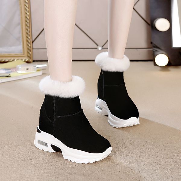 lorfrcin 2019 winter shoes woman high heel women ankle boots cow suede snow boots zipper real fur shoes for girls ladies, Black
lorfrcin 2019 winter shoes woman high heel women ankle boots cow suede snow boots zipper real fur shoes for girls ladies, Black