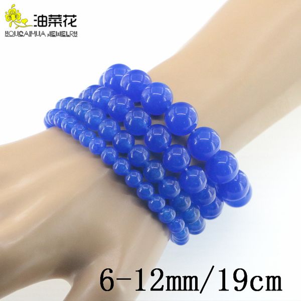 fashion charm natural stone jades 6-12mm round bead bracelet gems blue crystasl accessories yoga man woman gift christmas wholesale price, Black
fashion charm natural stone jades 6-12mm round bead bracelet gems blue crystasl accessories yoga man woman gift christmas wholesale price, Black