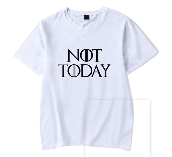 arya stark not today casual men's round neck t shirts fashion style summer short sleeve tees for males, White;black
arya stark not today casual men's round neck t shirts fashion style summer short sleeve tees for males, White;black