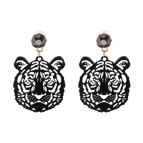 young tulip new design tiger head shape earring muti color choose creative animal earring rhinestone fashion gifts high quality, Silver
young tulip new design tiger head shape earring muti color choose creative animal earring rhinestone fashion gifts high quality, Silver