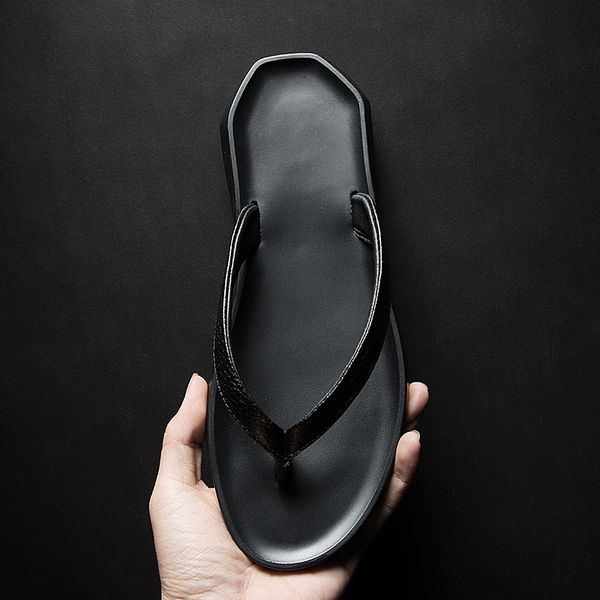 new leather mens flip flops genuine sandals male summer beach slippers breathable fashion shoes ruideng high quality, Black
new leather mens flip flops genuine sandals male summer beach slippers breathable fashion shoes ruideng high quality, Black