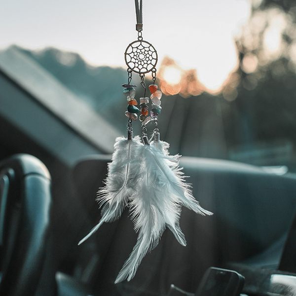mini dream catcher car pendants in car hanging ornaments feather decoration handmade home adornment accessory for girls
mini dream catcher car pendants in car hanging ornaments feather decoration handmade home adornment accessory for girls