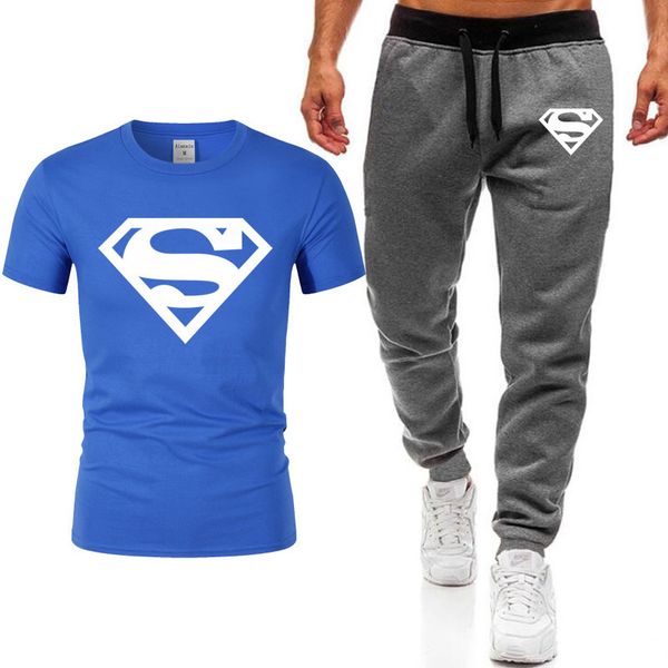 men's tracksuits summer mens casual shirts + pants two pieces set fashion pullover sportwear with superman print size -2xl wholesale, Gray
men's tracksuits summer mens casual shirts + pants two pieces set fashion pullover sportwear with superman print size -2xl wholesale, Gray