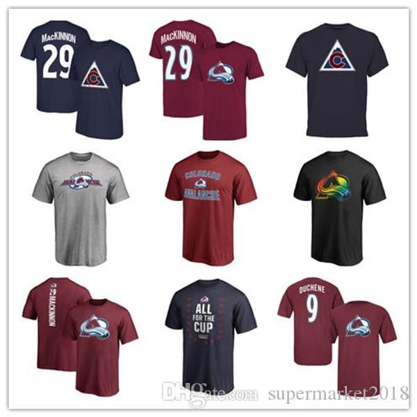 #29 nathan mackinnon men's colorado avalanche t-shirts #9 matt duchene red sport outdoor short shirts hockey jerseys fans tees printed, Black
#29 nathan mackinnon men's colorado avalanche t-shirts #9 matt duchene red sport outdoor short shirts hockey jerseys fans tees printed, Black