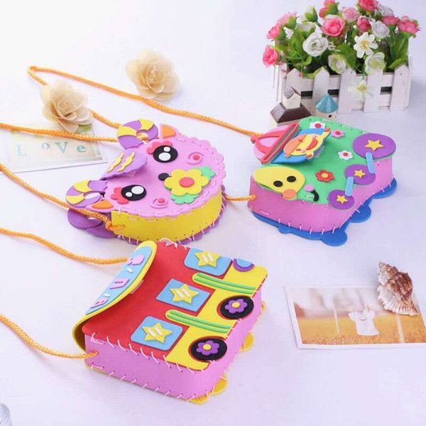2020 new handicraft toys for children bag girl gift fabrication diy toy animal handbag arts crafts educational toy, White
2020 new handicraft toys for children bag girl gift fabrication diy toy animal handbag arts crafts educational toy, White