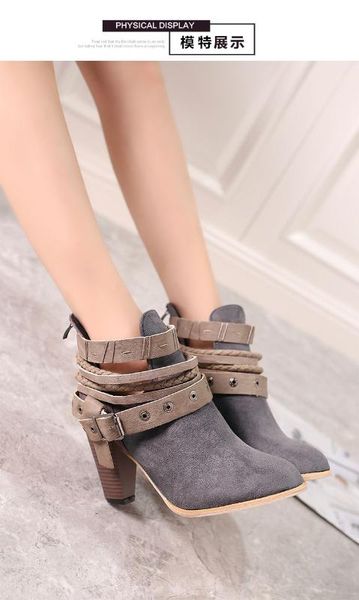 autumn winter women boots casual ladies shoes boots suede leather ankle high heeled snow boot size 35-43 winter, Black
autumn winter women boots casual ladies shoes boots suede leather ankle high heeled snow boot size 35-43 winter, Black
