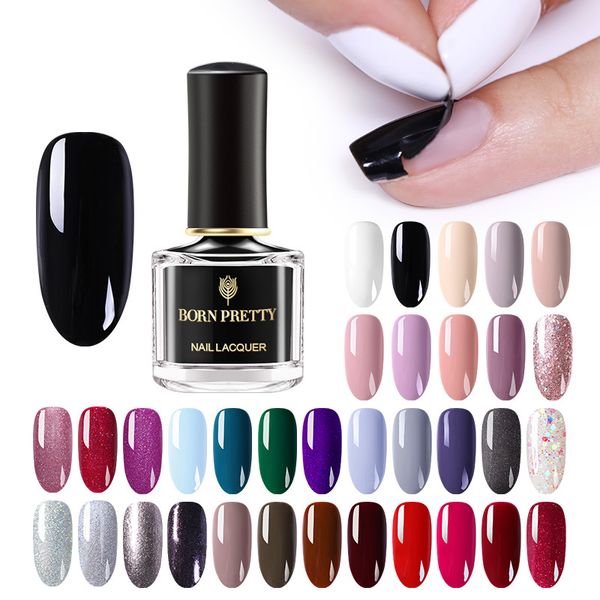 Born Pretty 6ml Peel Off Nail Polish Lacquer Red Nail Color Series Art Varnish Fast Dry Manicure Long-lasting Art Design